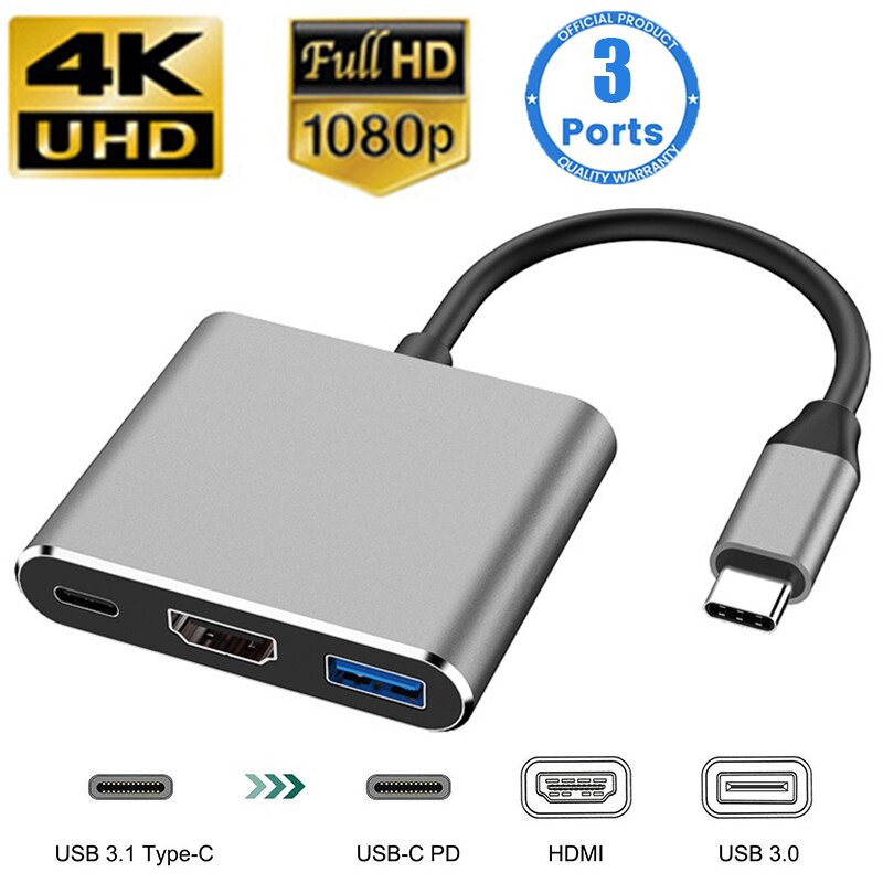Usb Hub Type C - USB C HUB 3in1 Tipo C