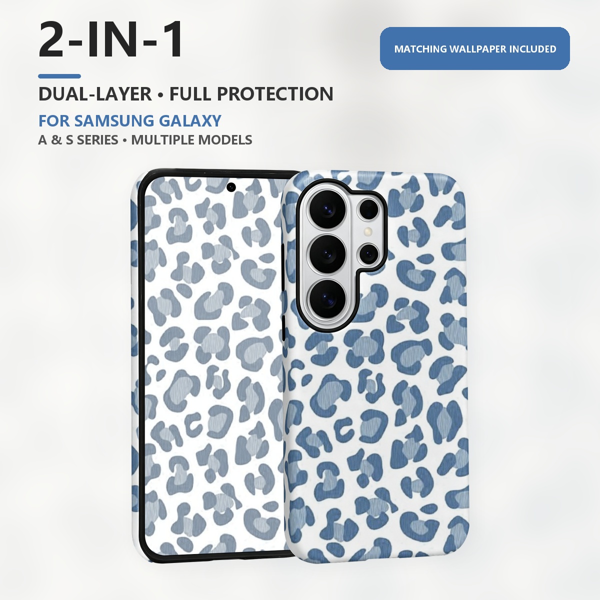 Samsung Galaxy S24 - Custodia per telefono 2-in-1 a doppio