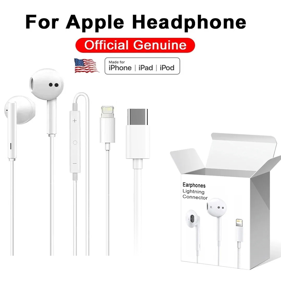 Wired Earphone Lightning - Per Apple iPhone 17 16 15