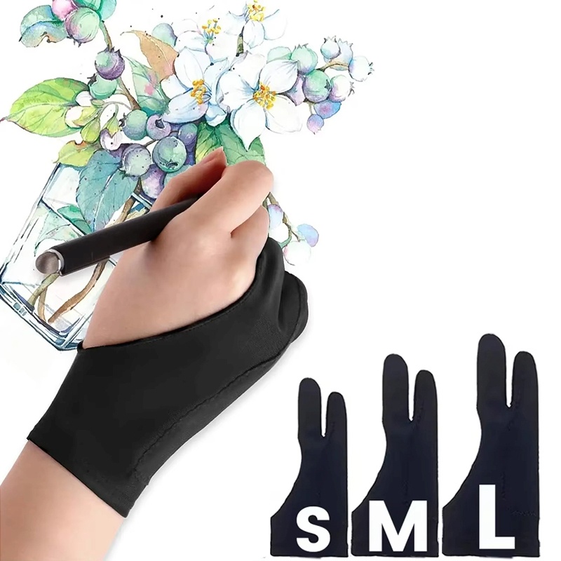 Drawing Glove Artist - Guanti da disegno a due dita,