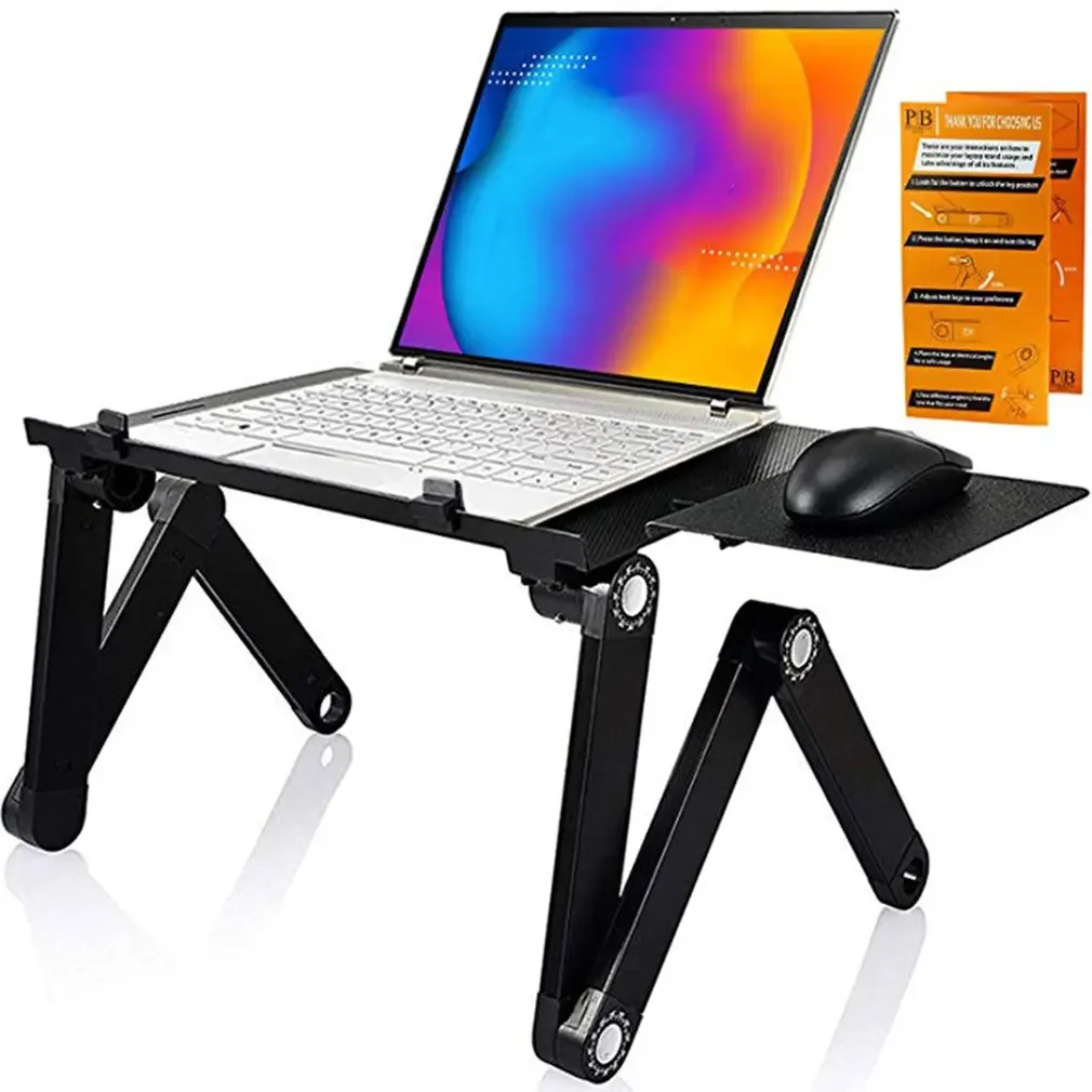 Tablet Lap Desk - Tavolo per laptop pieghevole in lega