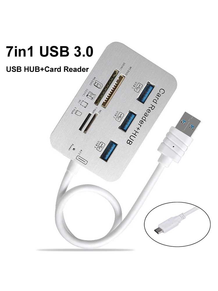 Hub USB TYPE C 3.0 7 in 1 con  - Usb Hub Type C recensione e prezzo