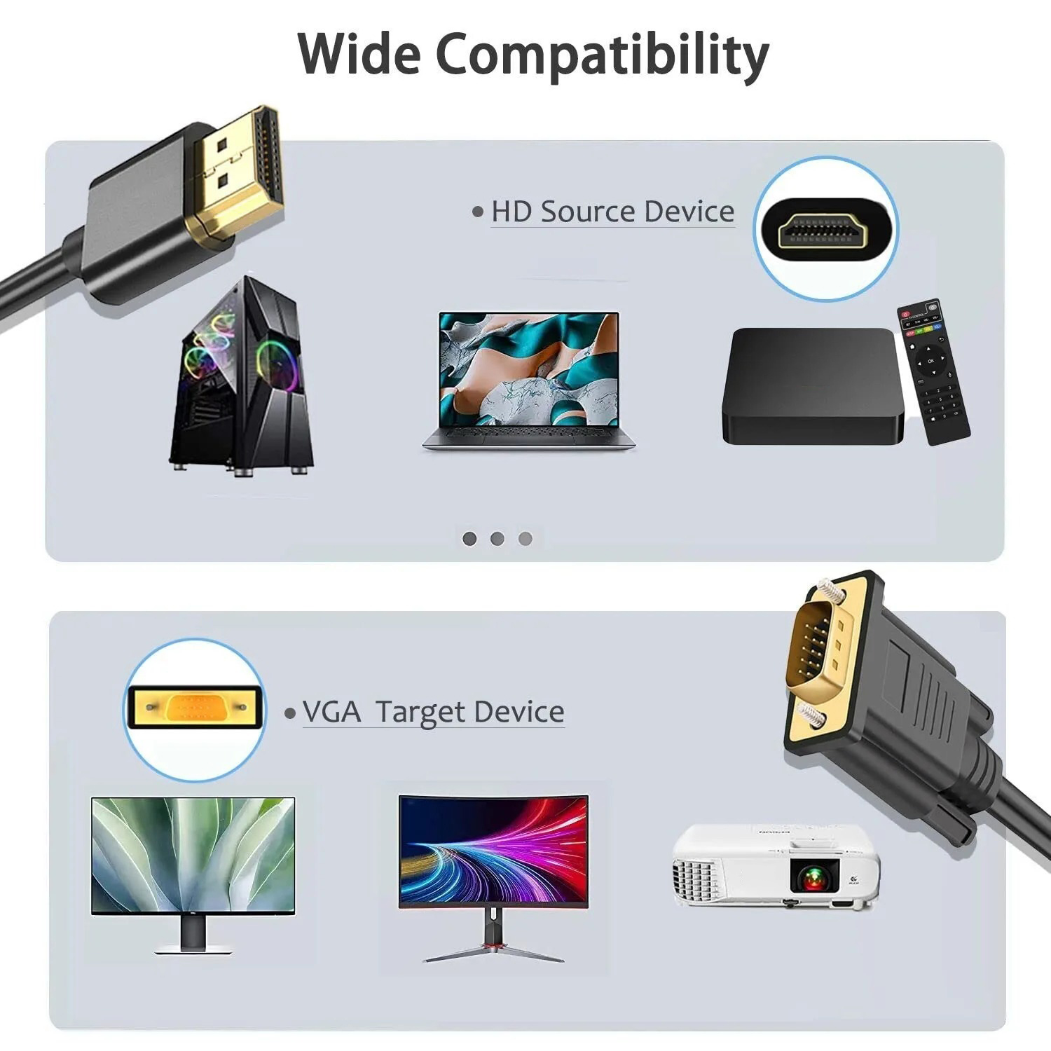 Per HDMI a VGA Supporto Monito - Tablet Lap Desk recensione e prezzo