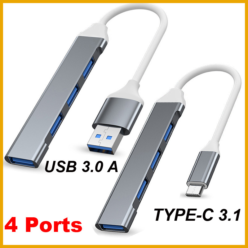 Hub USB 3.0 TYPE-C 3.1 a 4 por - Usb Hub Type C recensione e prezzo